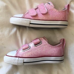 CONVERSE Toddler Girl’s Pink Foam Sneakers~~Size 7